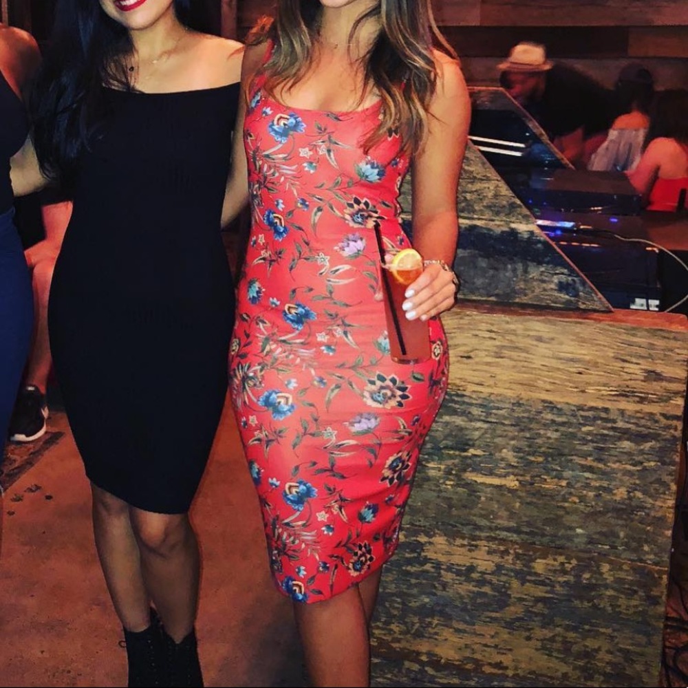 Zara Bodycon Floral Dress.